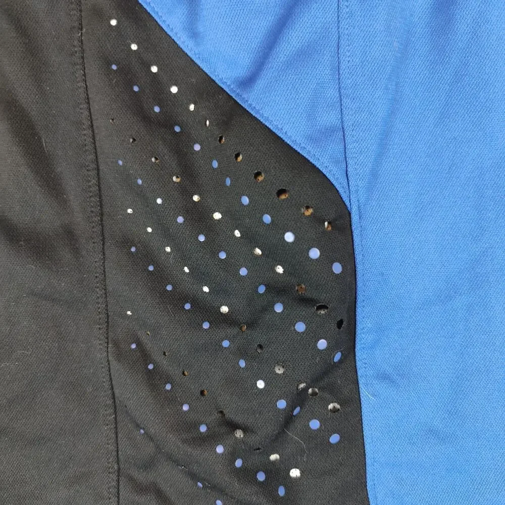 Nike Dri Fit Shorts Mens Medium Blue Black color block Basketball Athletic summ